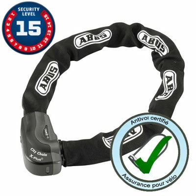 Antivol Chaine GRANIT X-PLUS ABUS 3 Antivol Chaine GRANIT X-PLUS ABUS