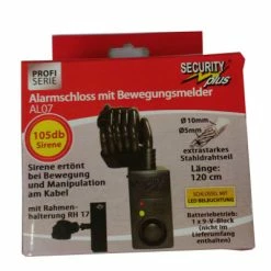 Point Antivol Spirale Avec Alarme Sirène Security Plus -Vélos Loisir Soldes Magasin antivol spirale avec alarme sirene security plus full 3