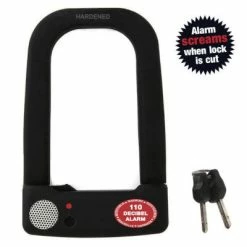 Antivol Vélo U à Clefs Avec Alarme De 110 Db Ultra Lock Alarm -Vélos Loisir Soldes Magasin antivol velo u a clefs avec alarme de 110 db ultra lock alarm full 3