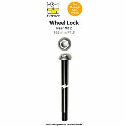 Antivol Pour Roues Avant Et Arrière à Axe Traversant M12 Pinhead -Vélos Loisir Soldes Magasin axe antivol traversant roue arriere m12 162 1.5