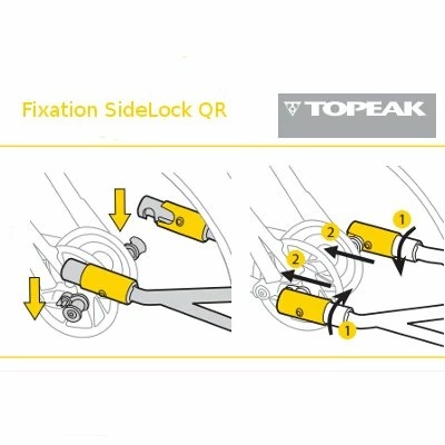 Axe De Fixation Pour Remorque VTT Monoroue Topeak 4 Axe De Fixation Pour Remorque VTT Monoroue Topeak – Image 2