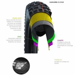 Pneu VTTAE Nobby Nic Schwalbe 29 X 2.60 Addix SpeedGrip Super Trail -Vélos Loisir Soldes Magasin caracsse super trail